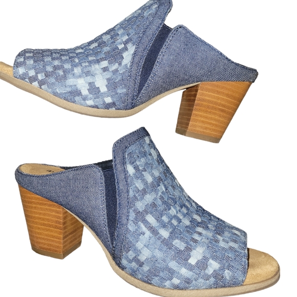 Minnetonka Mona Attached Chunky Heel Slide Sandals sz 8 - Picture 3 of 7